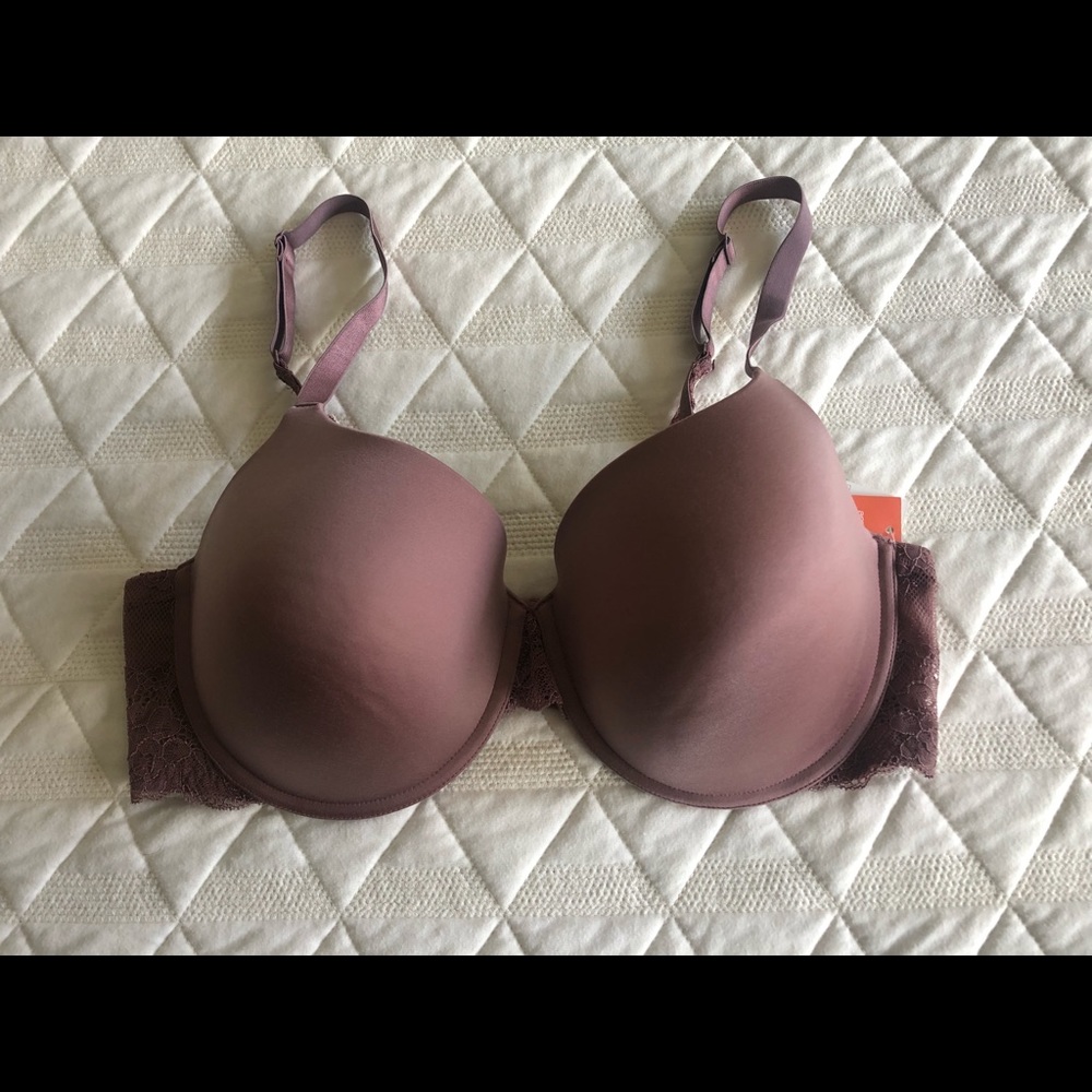 Mauve Gilligan & O’Malley Push-Up Bra, 38D
